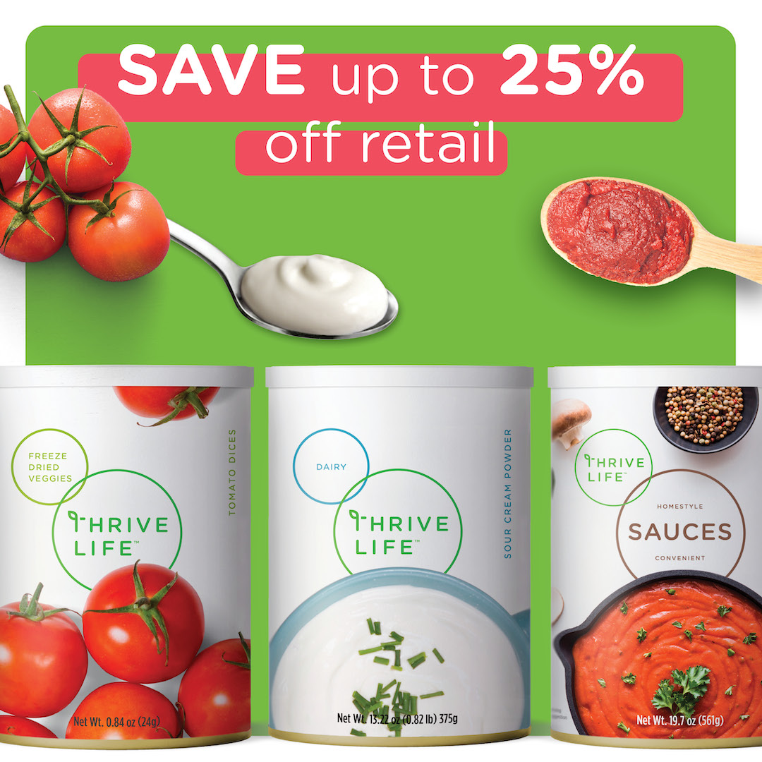 Thrive Freeze Dried Food Thrive Life Exclusive Discounts